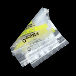 Custom Mini Ziplock Bags PE Plastic Small Packaging for Liquids Pills Infusions Condoms Surgical Masks