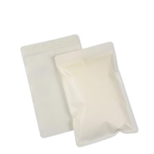 Brown Paper Composite Material Made Food Packaging Bag Strength Resealing Moisture Proof Zip Lock Bag