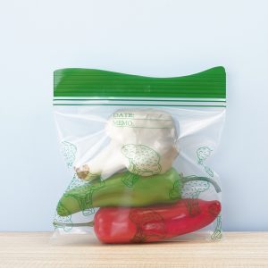 Custom Transparent Plastic Zipper Bags Keep Food Fresh Layer Sealing Strip Ziplock Bags Double Sealed Preservation Bag