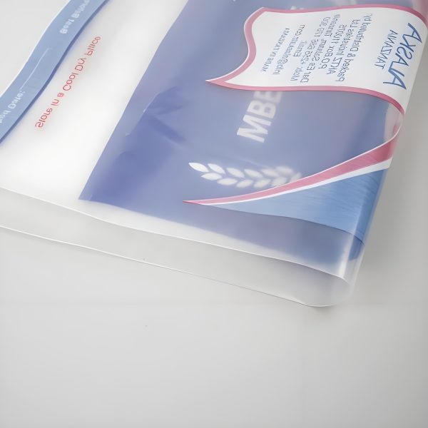 Handheld Plastic Food Storage Bag Flat Rice Packing Bag with PE Material