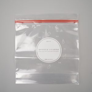High Quality Thickened Crystal clear Custom LOGO Ziplock Bags Food Grade for Freezer Food Container Ziplock Bag
