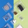LDPE Food Grade Clear Transparent Plastic Zip Lock Poly Bags With Resealable Zipper for Dry Food Fruit Meat Fish Snack Storage