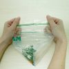 Large Clear Double-Sealed Plastic Zip Lock Reusable Self-Sealing Bag for Food Shipping Compostable PE Printed Product Protection