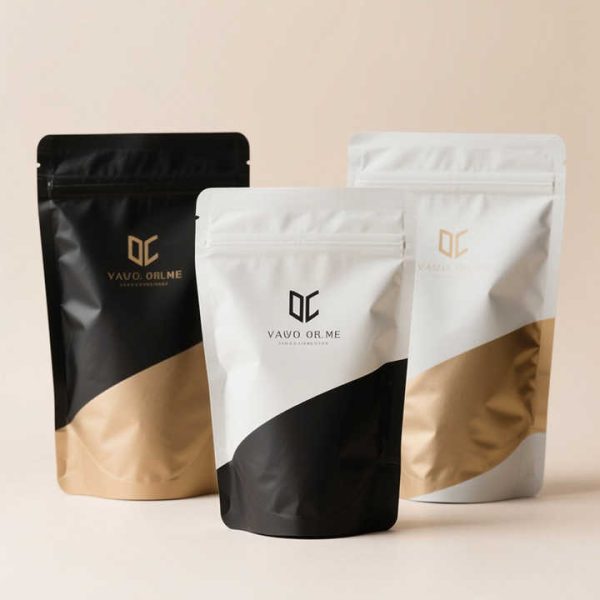 Packaging & Printing Plastic Packaging Plastic Bags Custom Logo Plastic Compostable Pla Material Stand up Pouch Food Packaging Bag with Child Resistant Zip Lock