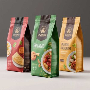 Packaging & Printing Plastic Packaging Plastic Bags Custom Logo Plastic Compostable Pla Material Stand up Pouch Food Packaging Bag with Child Resistant Zip Lock