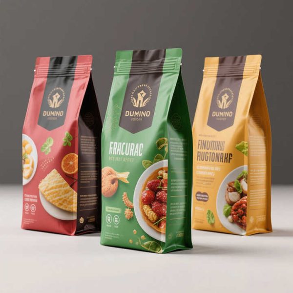 Packaging & Printing Plastic Packaging Plastic Bags Custom Logo Plastic Compostable Pla Material Stand up Pouch Food Packaging Bag with Child Resistant Zip Lock