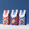 Packaging & Printing Plastic Packaging Plastic Bags Custom Logo Plastic Compostable Pla Material Stand up Pouch Food Packaging Bag with Child Resistant Zip Lock