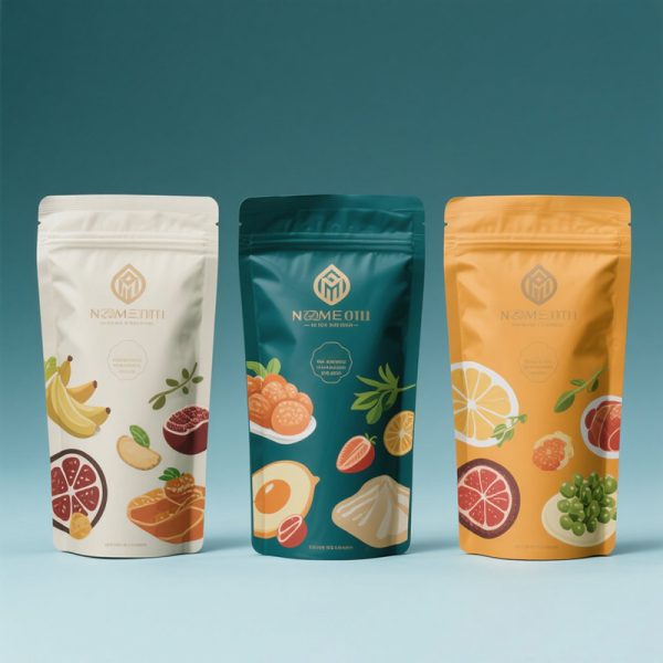 Packaging & Printing Plastic Packaging Plastic Bags Custom Logo Plastic Compostable Pla Material Stand up Pouch Food Packaging Bag with Child Resistant Zip Lock