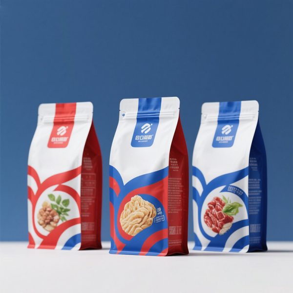 Packaging & Printing Plastic Packaging Plastic Bags Custom Logo Plastic Compostable Pla Material Stand up Pouch Food Packaging Bag with Child Resistant Zip Lock