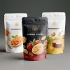 Packaging & Printing Plastic Packaging Plastic Bags Custom Logo Plastic Compostable Pla Material Stand up Pouch Food Packaging Bag with Child Resistant Zip Lock