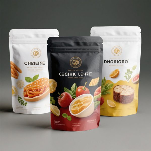 Packaging & Printing Plastic Packaging Plastic Bags Custom Logo Plastic Compostable Pla Material Stand up Pouch Food Packaging Bag with Child Resistant Zip Lock