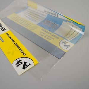 Hot Selling Custom Printing Package for Documents Paper OPP Bag for Stationery Store Use Crystal clear Self-adhesive Bags