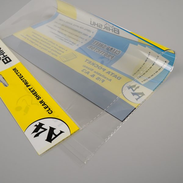 Hot Selling Custom Printing Package for Documents Paper OPP Bag for Stationery Store Use Crystal clear Self-adhesive Bags