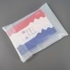 Custom CPE Color Frosted Thickened Zip Lock Universal Packaging Sealing Plastic Bag Recyclable Sub T-shirt Packing Ziplock Bag