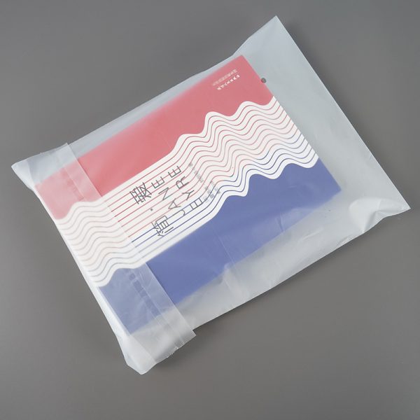 Custom CPE Color Frosted Thickened Zip Lock Universal Packaging Sealing Plastic Bag Recyclable Sub T-shirt Packing Ziplock Bag