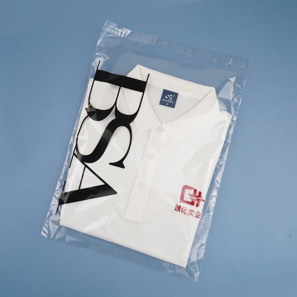 Clear Reflective Logo Double Strong Biodegradable Postal Courier Bag Portable Self-Adhesive Opp Plastic Mailing Plastic Bag
