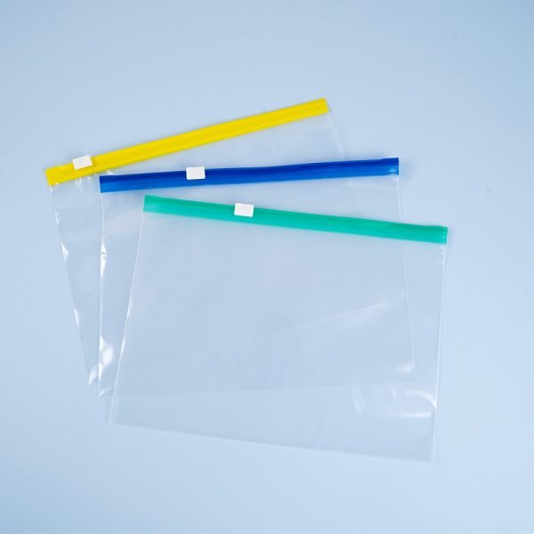 Frosted Slider Zip Lock Ziplock Ziplock Plastic Zipper PVC PE LDPE for Clothing Apparel Packaging Durable Stylish