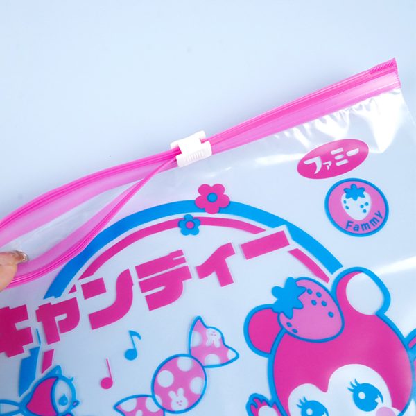 PVC & PE Printed Zipper Pouch Small Frosted Plastic Ziplock Bag for Clothes & Underwear Packaging