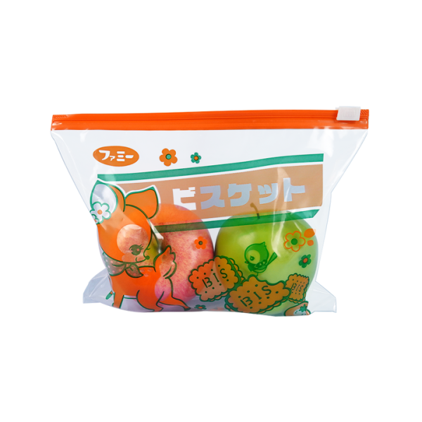 PVC & PE Printed Zipper Pouch Small Frosted Plastic Ziplock Bag for Clothes & Underwear Packaging