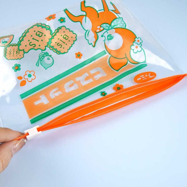 PVC & PE Printed Zipper Pouch Small Frosted Plastic Ziplock Bag for Clothes & Underwear Packaging