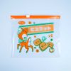 PVC & PE Printed Zipper Pouch Small Frosted Plastic Ziplock Bag for Clothes & Underwear Packaging