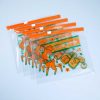 PVC & PE Printed Zipper Pouch Small Frosted Plastic Ziplock Bag for Clothes & Underwear Packaging