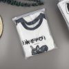 Plastic Bag Zipper Clothes T Shirt Matte Poly Zip Lock Printed Packing Bag Frosted Transparent Zipper Bag Plastic