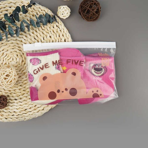 Plastic Bag Zipper Clothes T Shirt Matte Poly Zip Lock Printed Packing Bag Frosted Transparent Zipper Bag Plastic