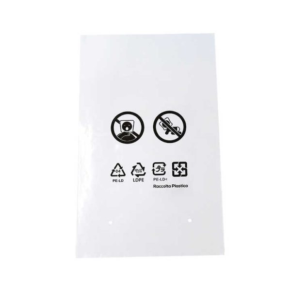 Crystal clear Wholesale Custom LOGO Design Printed Bags Plastic Flat Bag