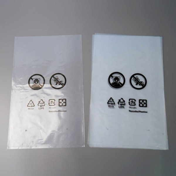 Crystal clear Wholesale Custom LOGO Design Printed Bags Plastic Flat Bag