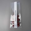 Crystal clear Wholesale Custom LOGO Design Printed Bags Plastic Flat Bag