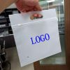 Custom High-End Clothing Packaging Bag with Frosted Zipper and Logo Printing Valve Sealing Handle for PE Plastic Socks