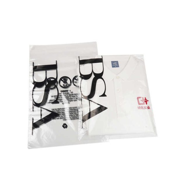 Clear Reflective Logo Double Strong Biodegradable Postal Courier Bag Portable Self-Adhesive Opp Plastic Mailing Plastic Bag
