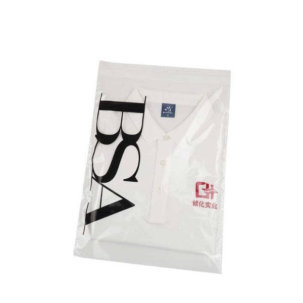 Clear Reflective Logo Double Strong Biodegradable Postal Courier Bag Portable Self-Adhesive Opp Plastic Mailing Plastic Bag