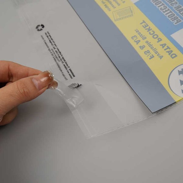 Hot Selling Custom Printing Package for Documents Paper OPP Bag for Stationery Store Use Crystal clear Self-adhesive Bags