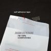 Eco-Friendly Custom 100% Biodegradable Compostable PLA PBAT Self-Adhesive Plastic Bag for Clothing & Shoes Custom Logo Packaging