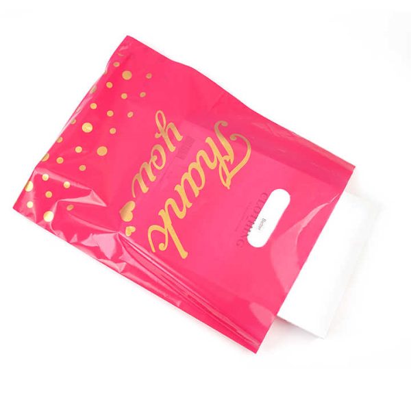 Custom Logo Printed Grocery Plastic Shopping Bags for Supermarket for Shopping Hand Bag