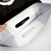 Custom Printed Personalized Flat Grocery Shopping Plastic Die Cut Handle Bags for Supermarket Garment Packaging Handbag