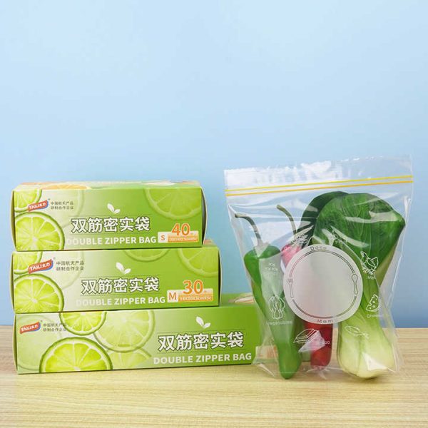 Custom LDPE Free Self Sealing Plastic Zip Lock Bag Clear Poly Bag for for Vegetable Cookie Candy ZipLock Bag