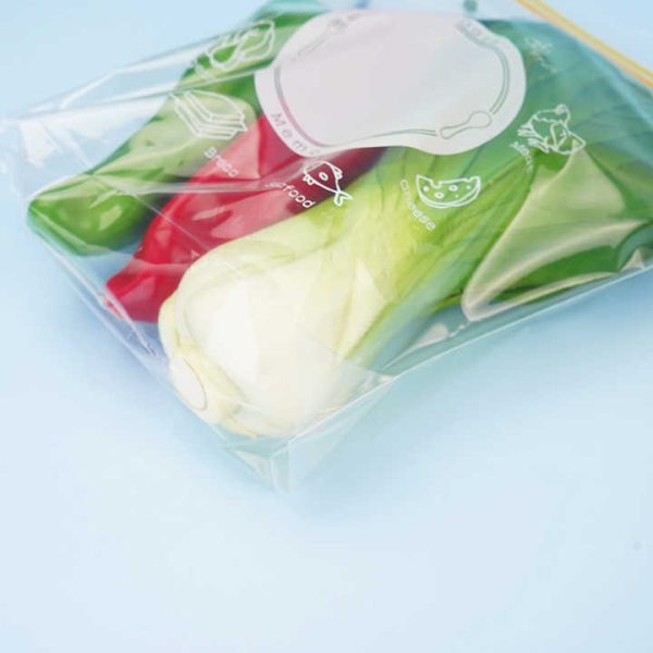 Custom LDPE Free Self Sealing Plastic Zip Lock Bag Clear Poly Bag for for Vegetable Cookie Candy ZipLock Bag