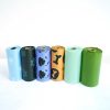 Custom Heavy Black Plastic Refuse on Roll Rubbish 60 Gallon Garbage Drawstring Kitchen Trash Bags