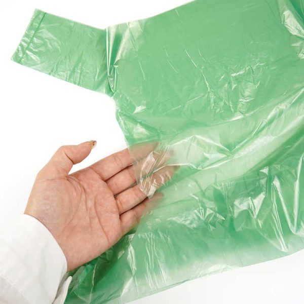 Custom Garbage Trash Big Large Size Bio Roll Compostable Degradable Biodegradable Plastic Shopping Vest t Shirt Tshirt Bag