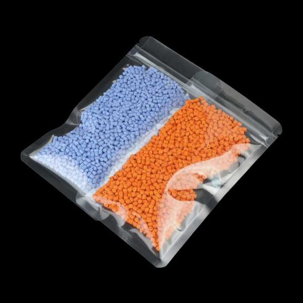 Large Biodegradable Auto Zip Lock Self-Sealing Bag Clear Printed Food Reusable Shipping Compostable PLA Plastic Zipper Handle