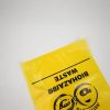 Custom Hospital Disposable PE Document Pouch for Clinical Waste Medical Biohazard Garbage Pill Label Pocket Sterilization Bag