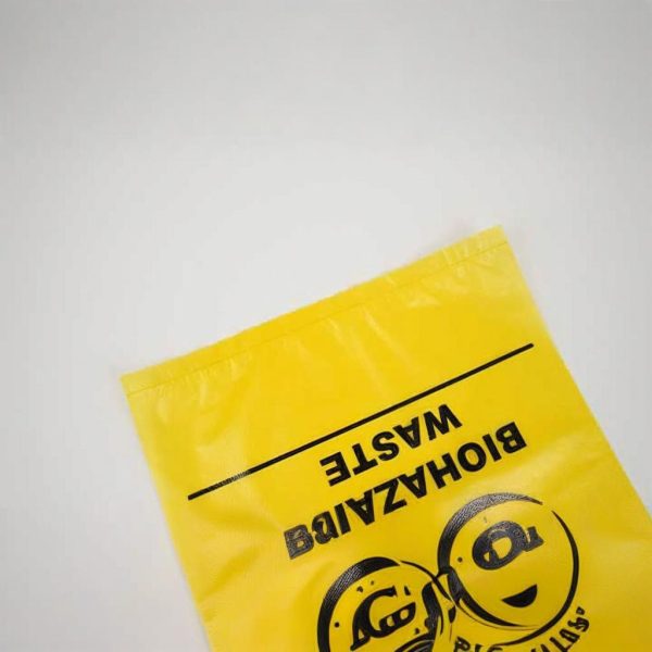 Custom Hospital Disposable PE Document Pouch for Clinical Waste Medical Biohazard Garbage Pill Label Pocket Sterilization Bag