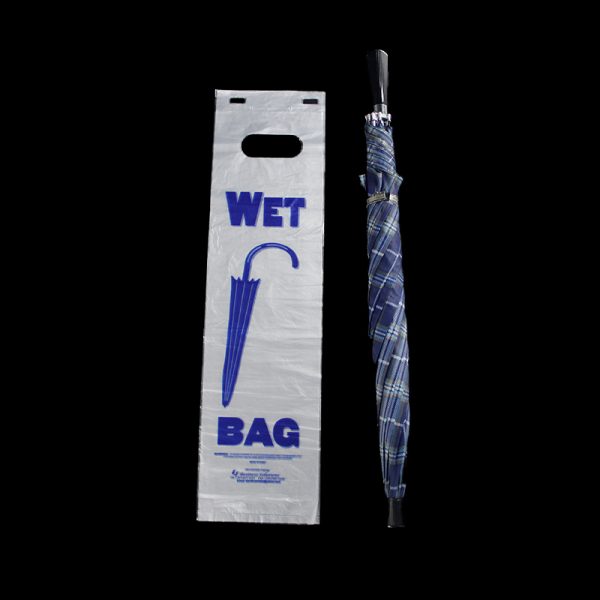 Wholesale Custom Plastic Wet Umbrella Bag Biodegradable Waterproof Umbrella Cover