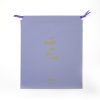 Custom Logo Printed Transparent Drawstring Pouch Plastic Gift Packaging Bag